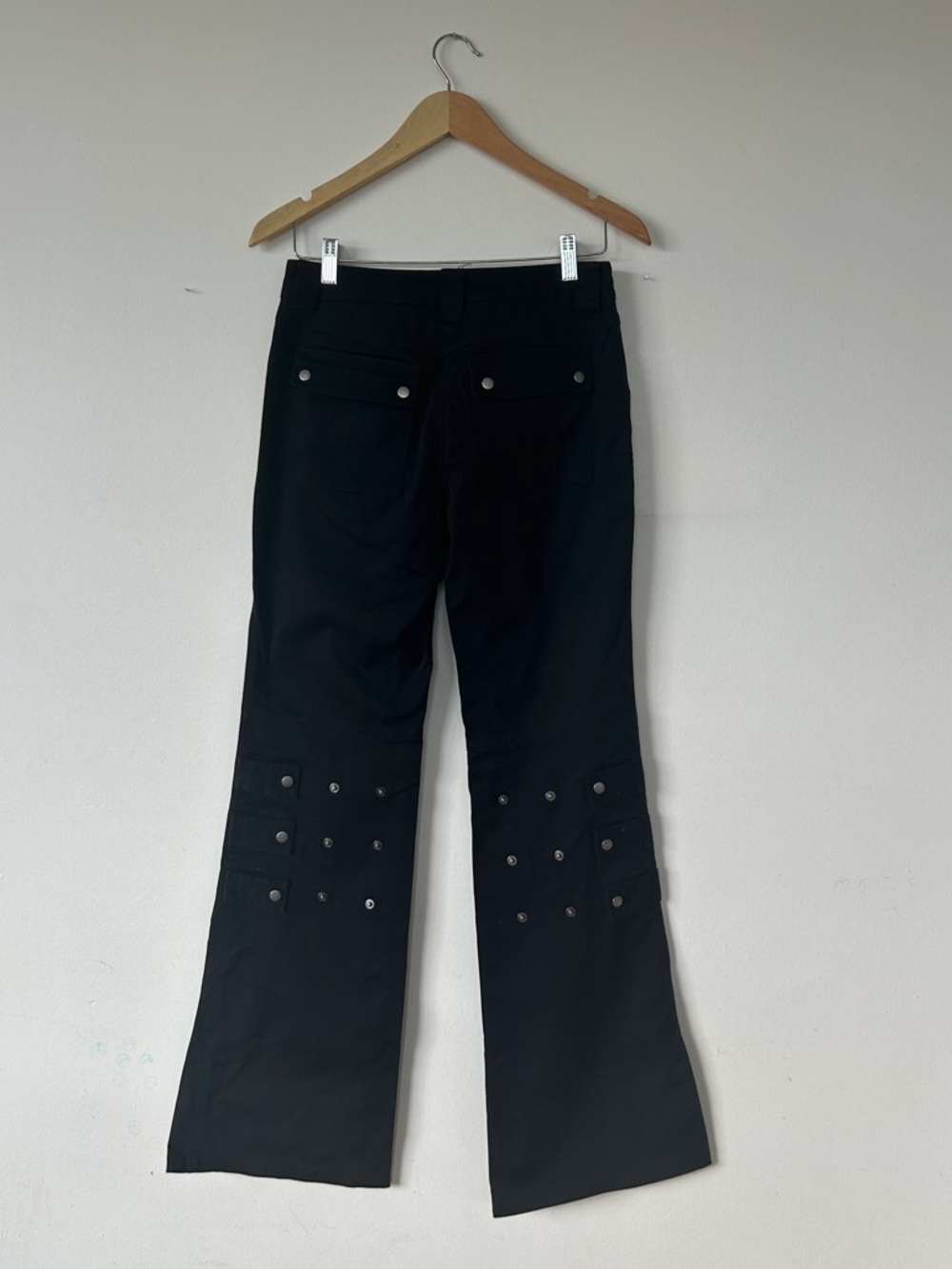 Mexx Black Flared Jeans with Stud Details